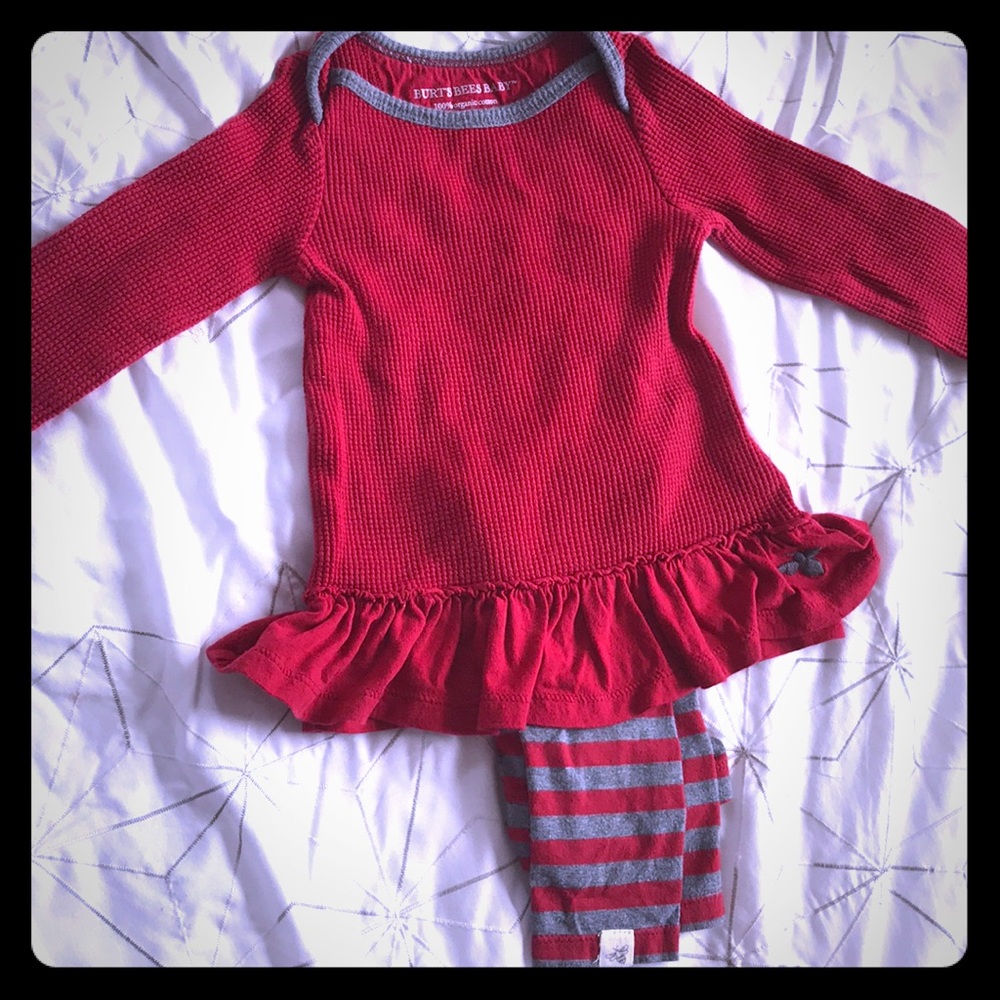 Burt’s Bees Baby thermal 2-piece outfit